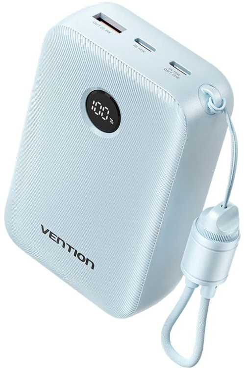Павербанк Vention 20000mAh 22,5W PD,QC Blue фото1