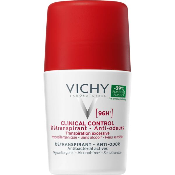 Антиперспирант Vichy Deo Clinical Control шариковый 96 часов защиты от чрезмерного потоотделения и запаха 50 мл (MB46830