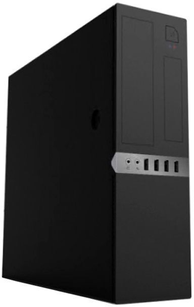 Корпус Casecom S-503 450W-80mm 2xUSB3.0+2xUSB2.0 SFF mATX, Black фото1