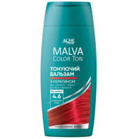 Тонирующий бальзам для волос Malva Color Ton 4.6 Красный рубин 180 мл