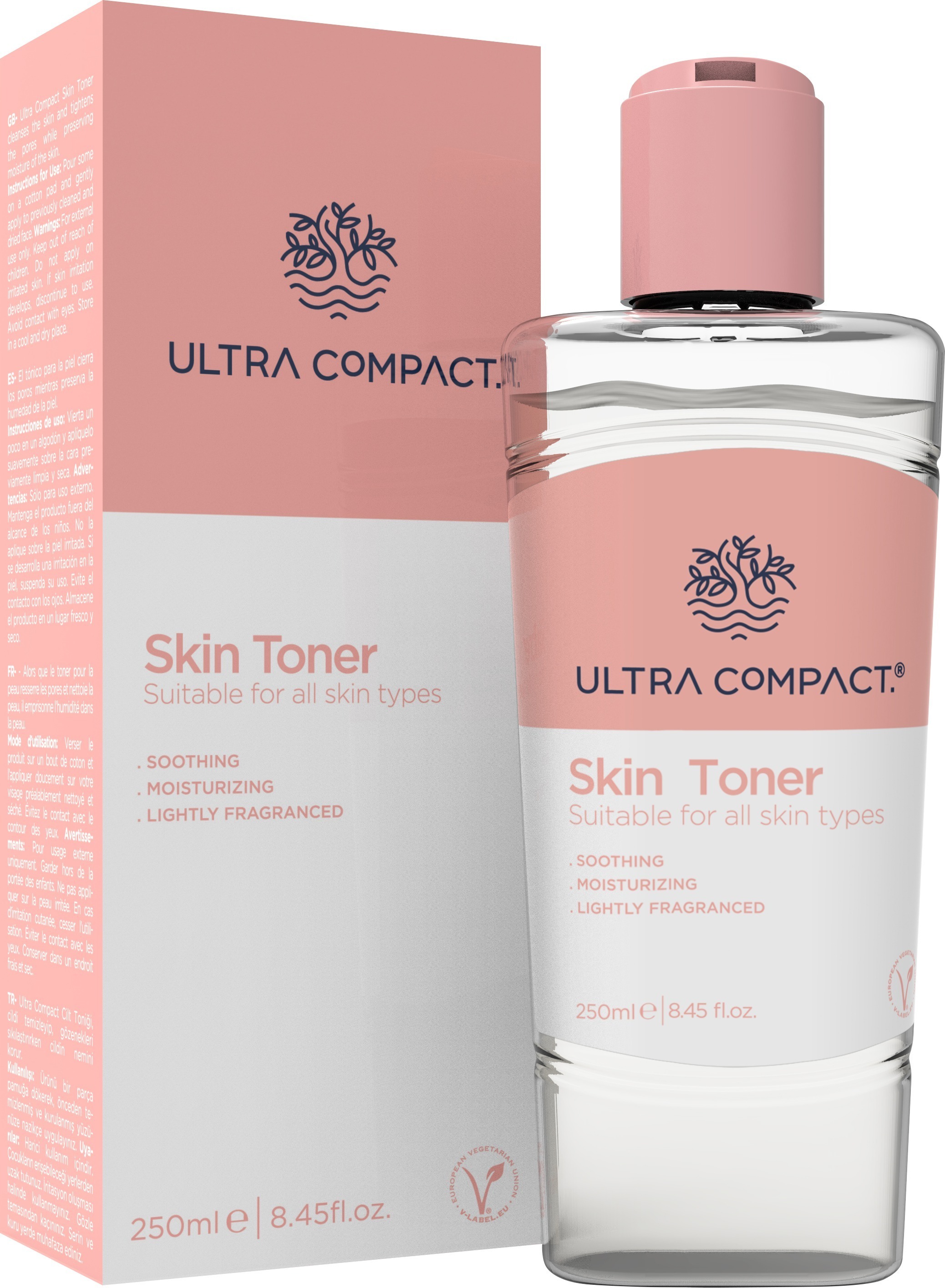 Тонер для обличчя Ultra Compact Moisturizing 250 мл фото1