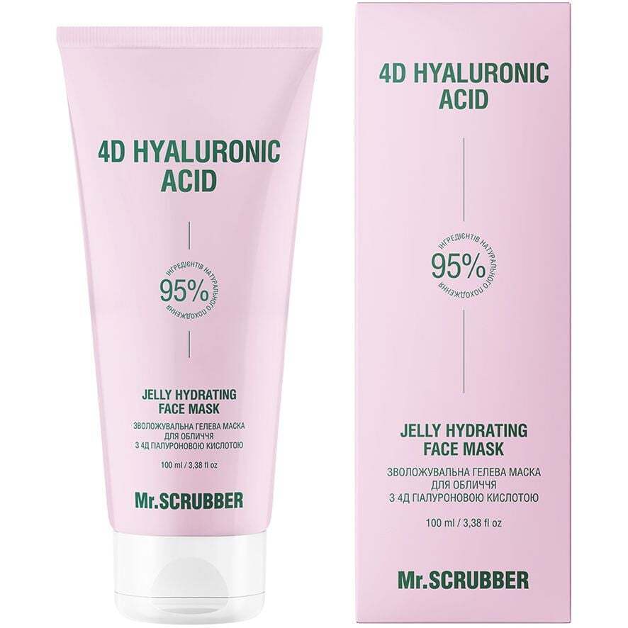 Увлажняющая гелевая маска для лица Mr.Scrubber 4D Hyaluronic Acid 100 мл фото1