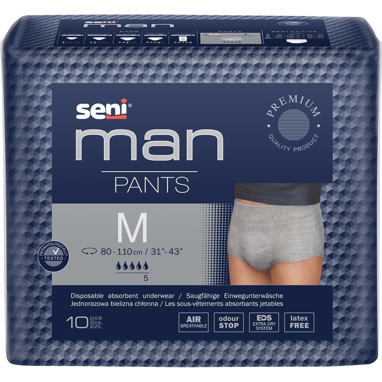 Труси поглинальні для дорослих Seni Man Pants Medium 10 шт. фото1