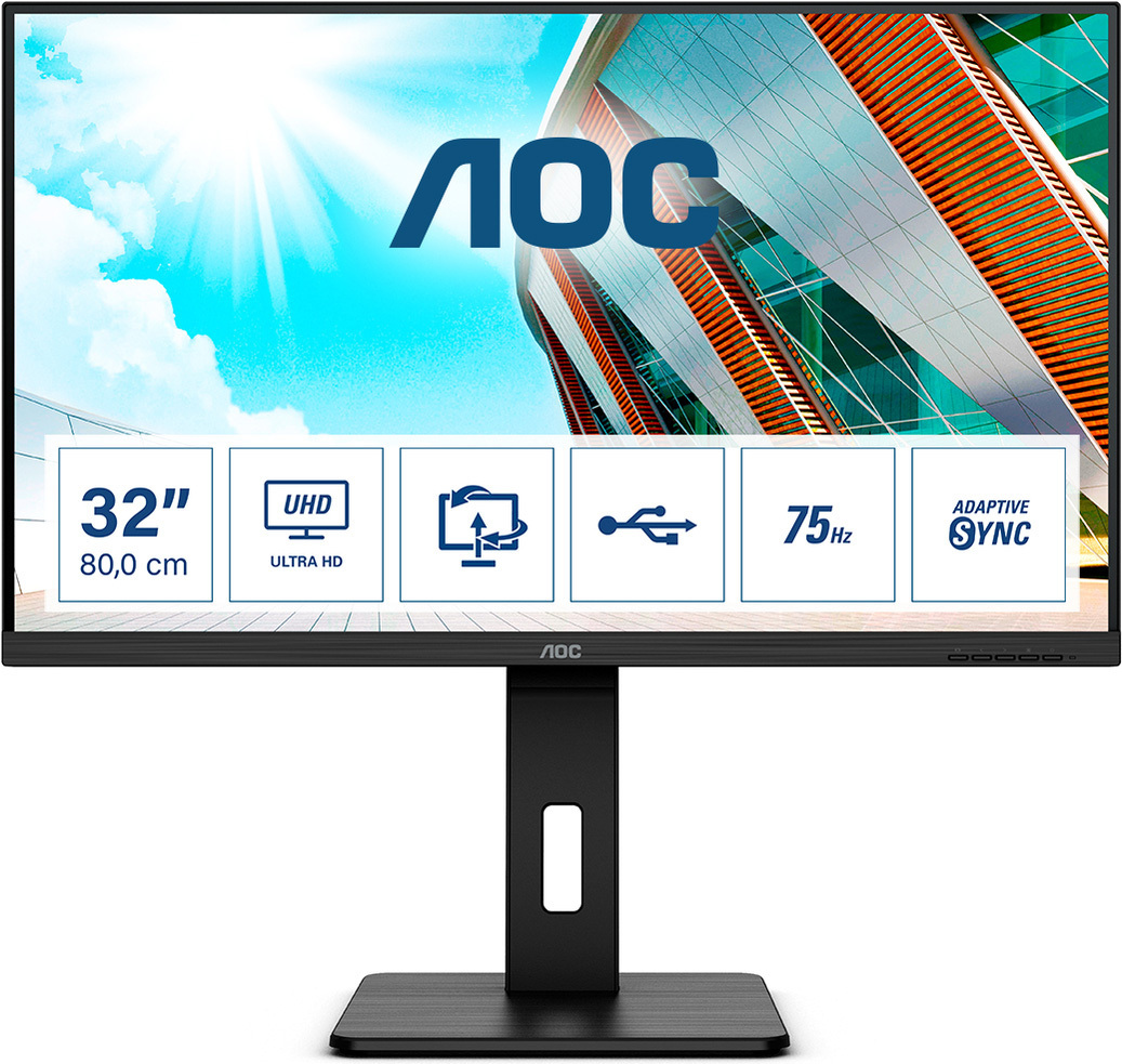 Монітор 31.5" AOC U32P2 фото1