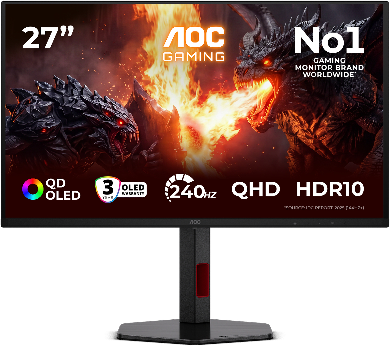 Монітор 27" AOC Q27G4ZDR фото1