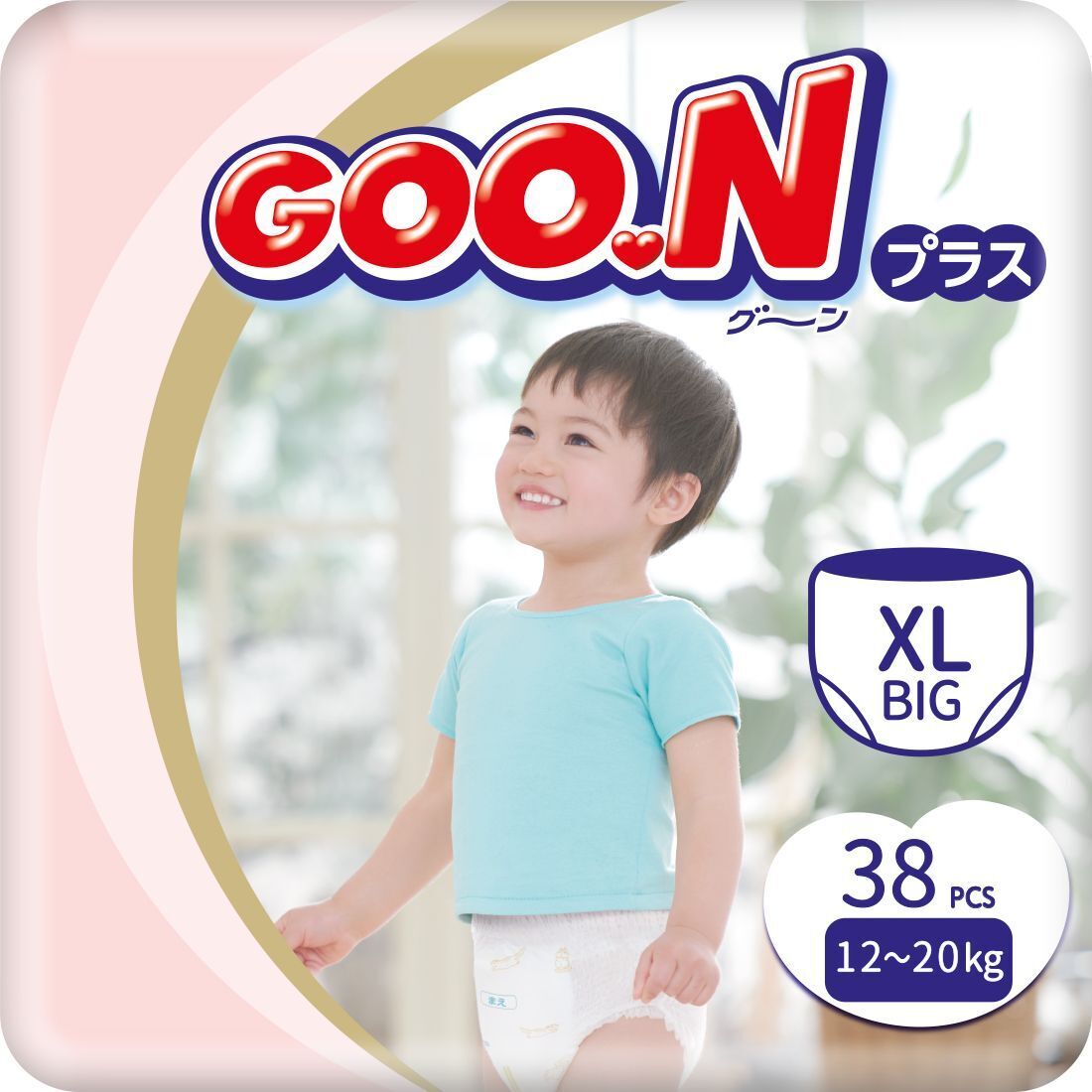 Трусики-подгузники Goo.N Plus XL (12-20 кг) 38 шт. для детей унисекс (878588) фото1