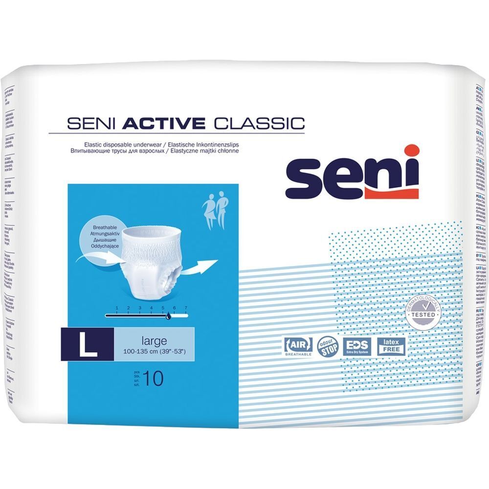 Труси поглинальні для дорослих Seni Active Classic large 10 шт. фото1