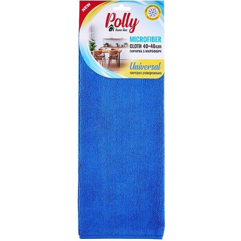 Ганчірка Polly з мікрофібри 40х40 см синя фото1