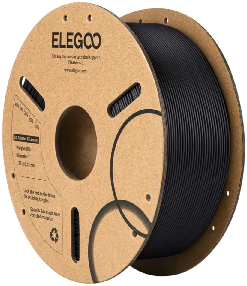 Пластик (Filament) ELEGOO PLA-CF 1кг, 1.75мм (50.203.0464) фото1