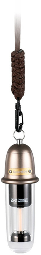 Фонарь кемпинговый Naturehike CNK2350ZM010, 118х39мм, коричневый фото1