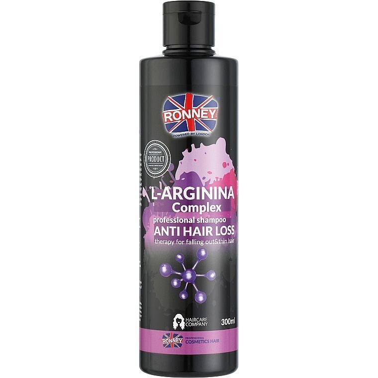 Шампунь для ослабленных волос Ronney Professional L-Arginina Complex Anti Hair Loss 300 мл фото1