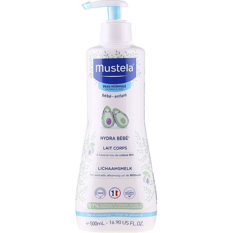Зволожуючий лосьйон для тіла Mustela Hydra Bebe 500 мл фото1