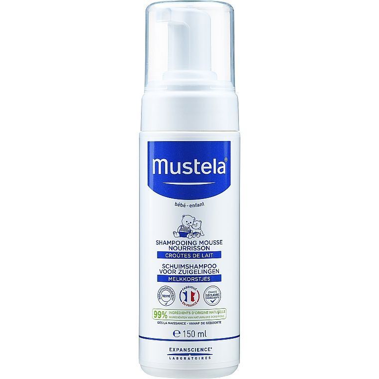 Шампунь для новорожденных Mustela Bebe Foam Shampoo for Newborns 150 мл фото1