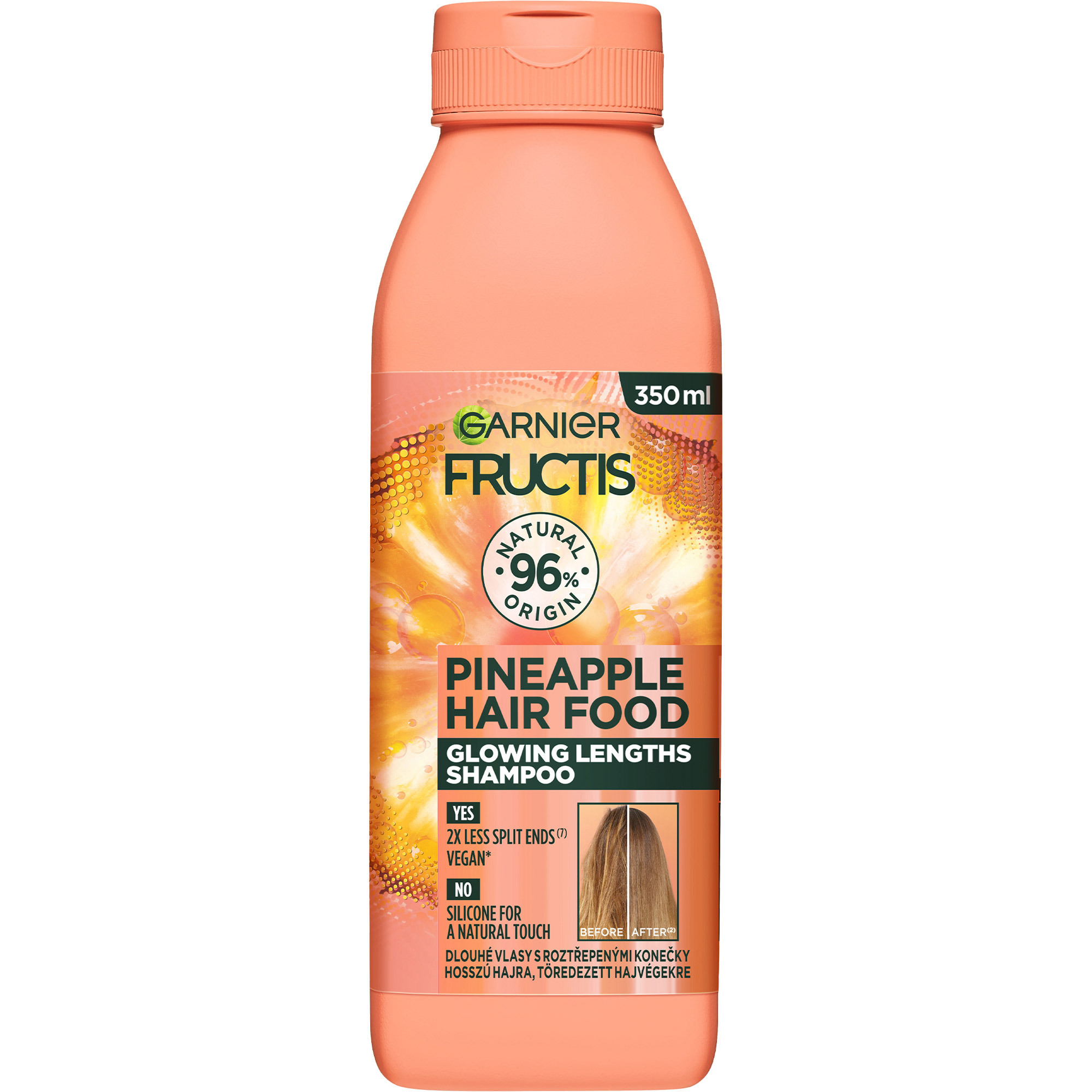 Шампунь Garnier Fructis Hair Food Pineapple для длинных и тусклых волос 350 мл фото1