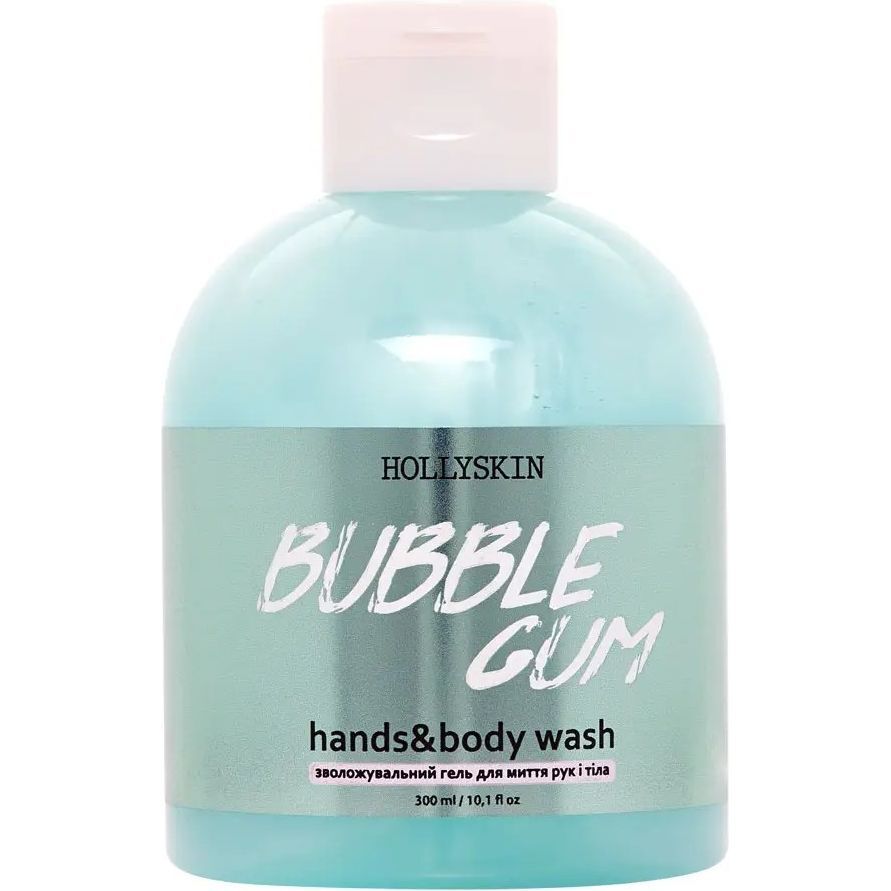 Увлажняющий гель для рук и тела Hollyskin Bubble Gum 300 мл фото1