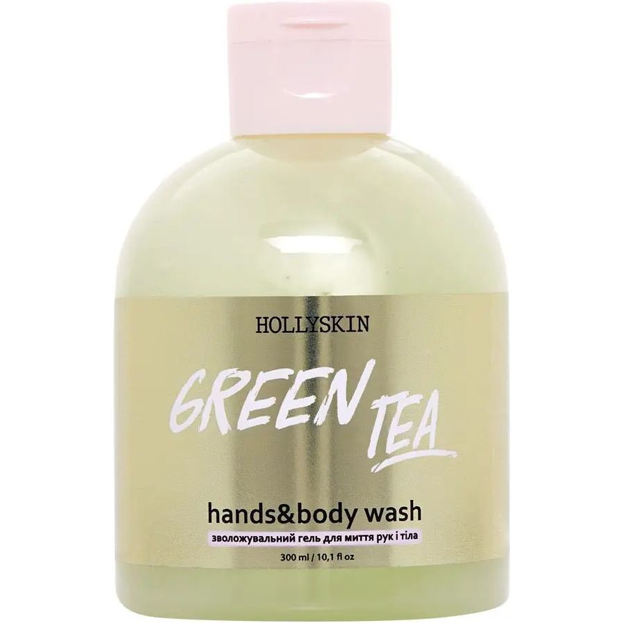 Увлажняющий гель для рук и тела Hollyskin Green Tea, 300 мл фото1