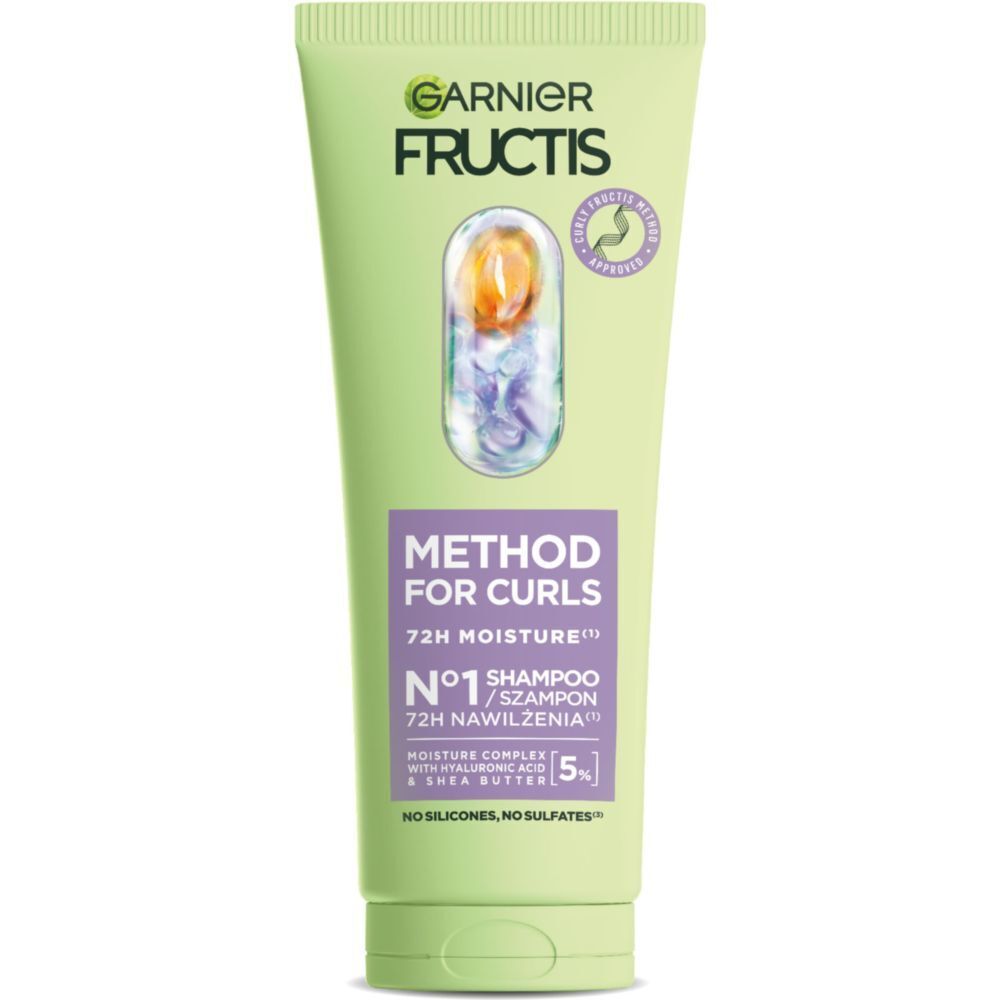 Шампунь Garnier Fructis Hydra Curls для увлажнения волнистых и вьющихся волос 200 мл фото1