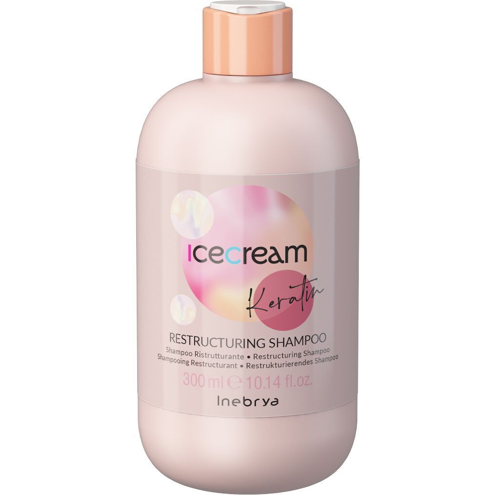 Шампунь восстанавливающий с кератином Inebrya Keratin Restructuring Shampoo 300 мл фото1