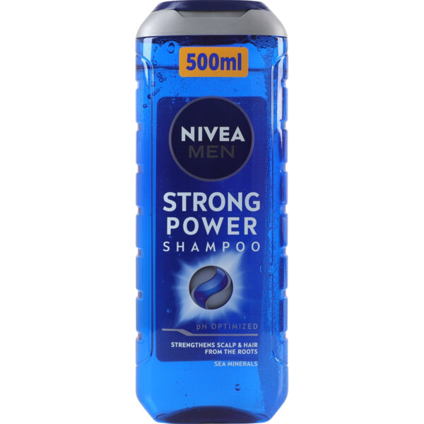 Шампунь NIVEA MEN Strong power 500 мл (99000)