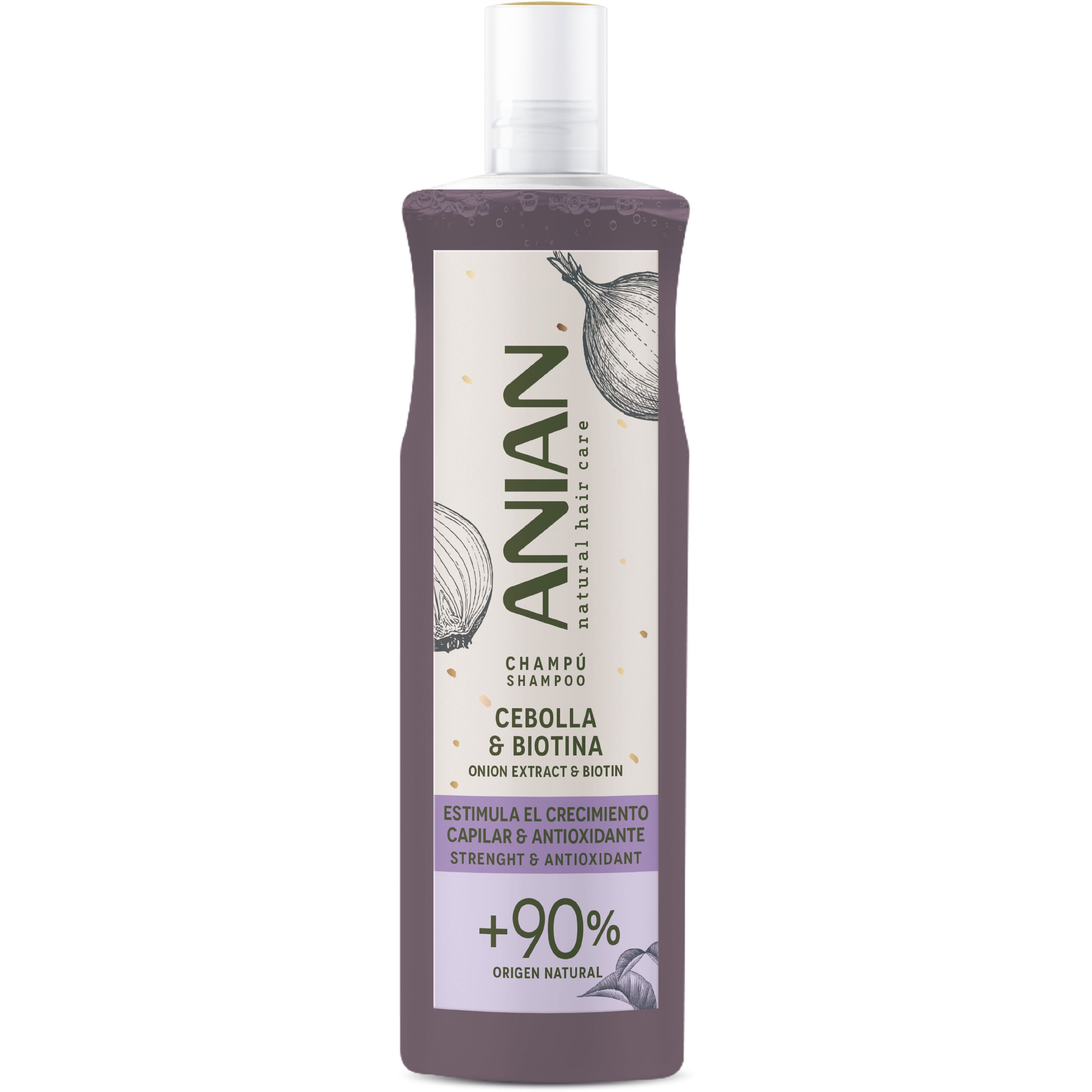Шампунь Anian Onion & Biotin для слабых волос 400 мл фото1