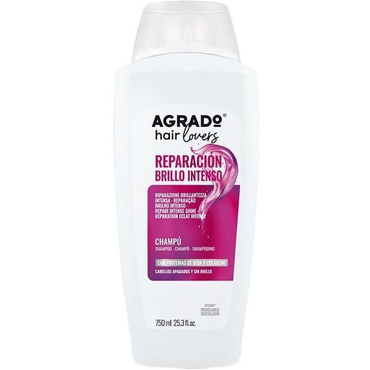 Шампунь для волос Agrado Treatment Shampoo Intense Brightness интенсивный блеск 750 мл фото1