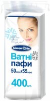 Ватные паффы Белоснежка 400 шт.
