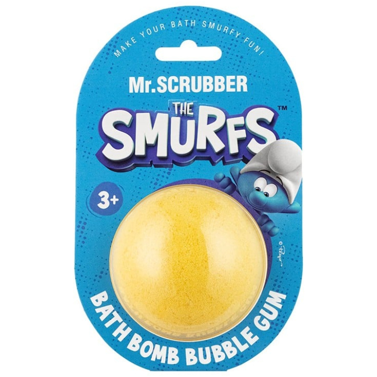 Бомбочка для ванни Mr.Scrubber The Smurfs Bubble gum фото1