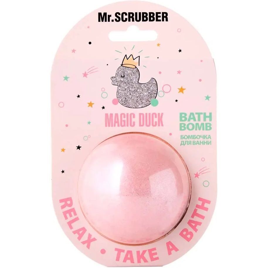 Бомбочка для ванни Mr.Scrubber Magic Duck 200 г фото1