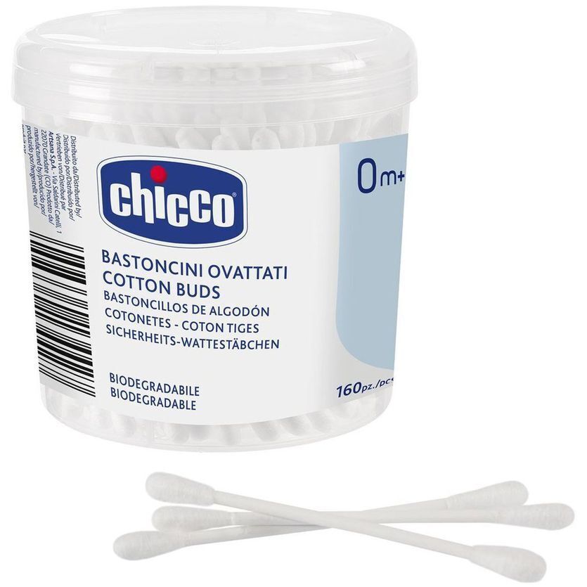 Ватні палички Chicco 160 шт. (10442.00) фото1