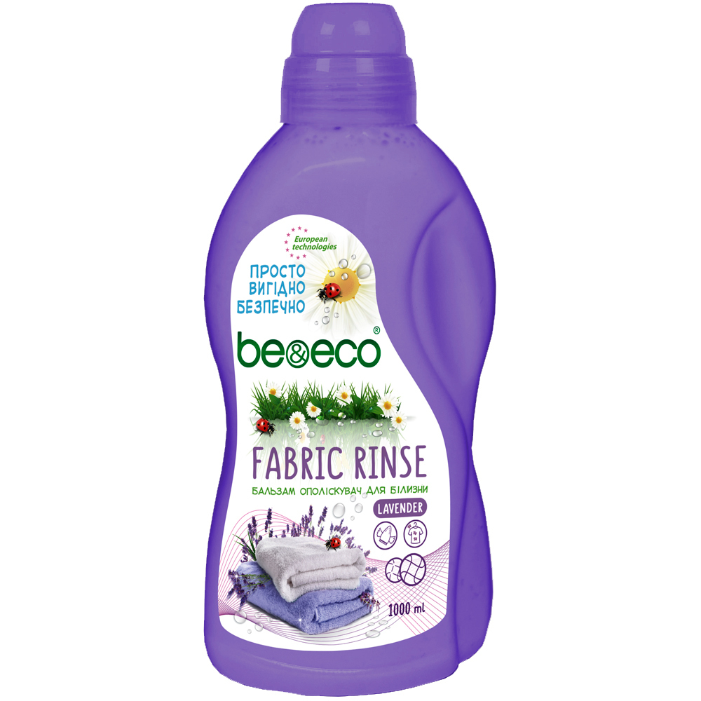 Бальзам ополаскиватель для белья Be&Eco Lavender, 1л фото1