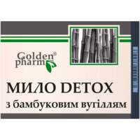 Мыло Golden Pharm Detox с бамбуковым углем 70 г