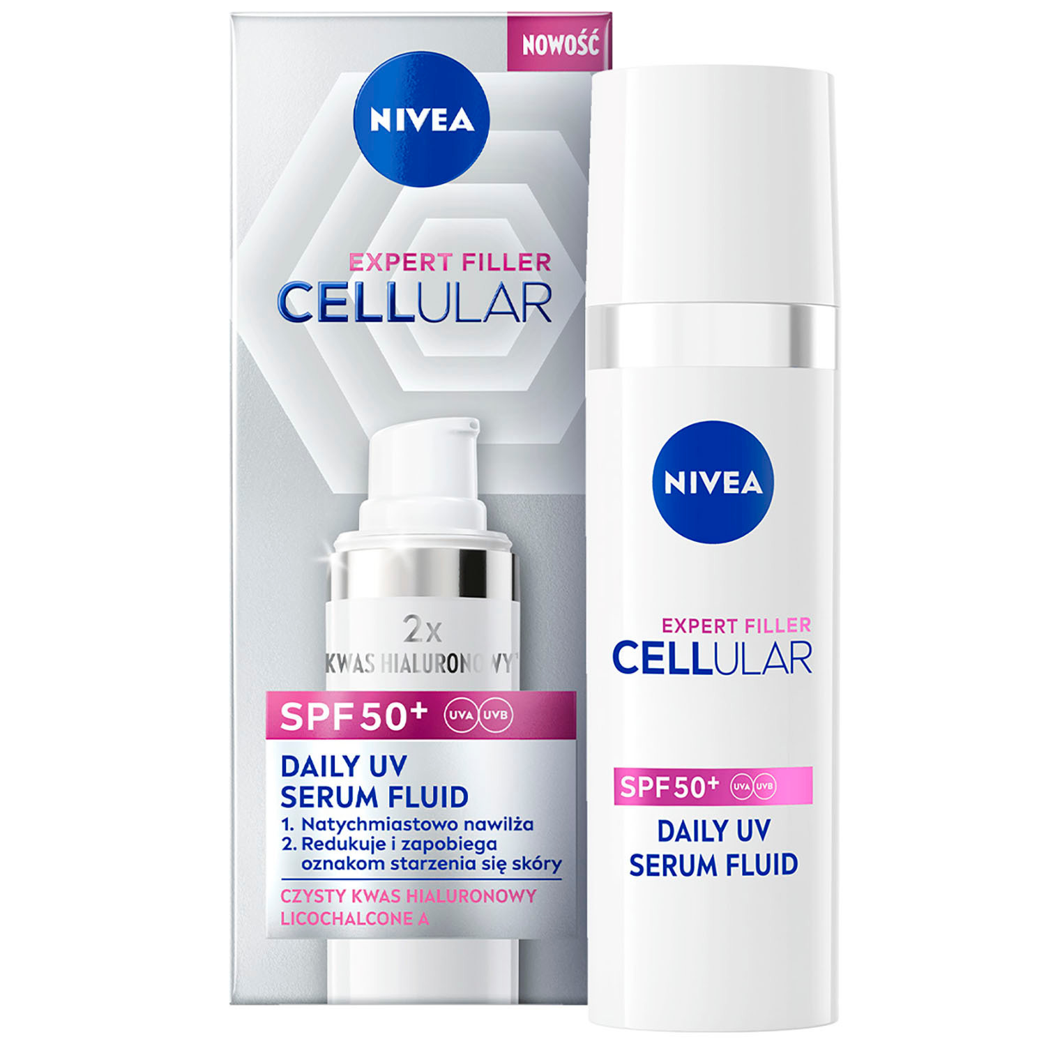 Флюид для лица NIVEA Cellular Expert Filler защитный SPF 50+ 30 мл фото1
