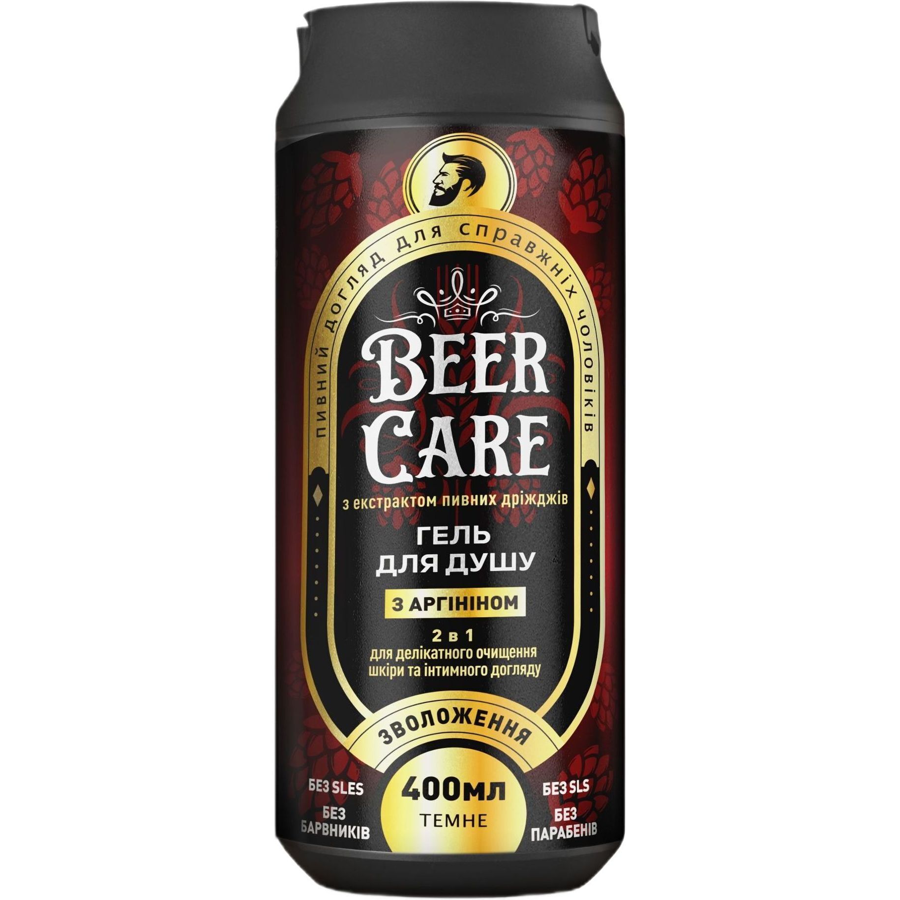 Гель для душа Beer Care 2 в 1 с аргинином 400 мл фото1