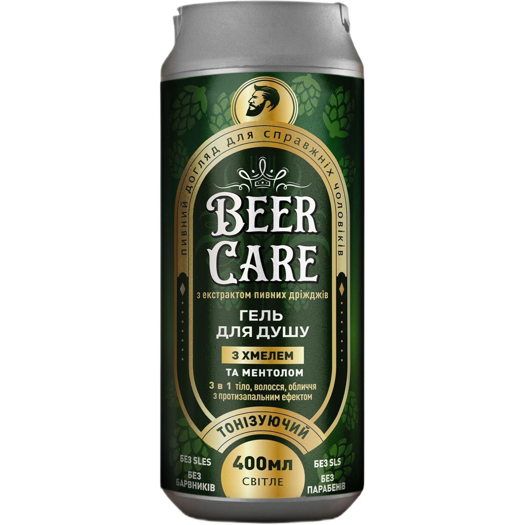 Гель для душа Beer Care 3 в 1 с хмелем 400 мл фото1