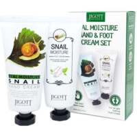 Набор кремов для рук и ног Jigott Real Moisture Hand and Foot Cream Set Увлажнение с муцином улитки