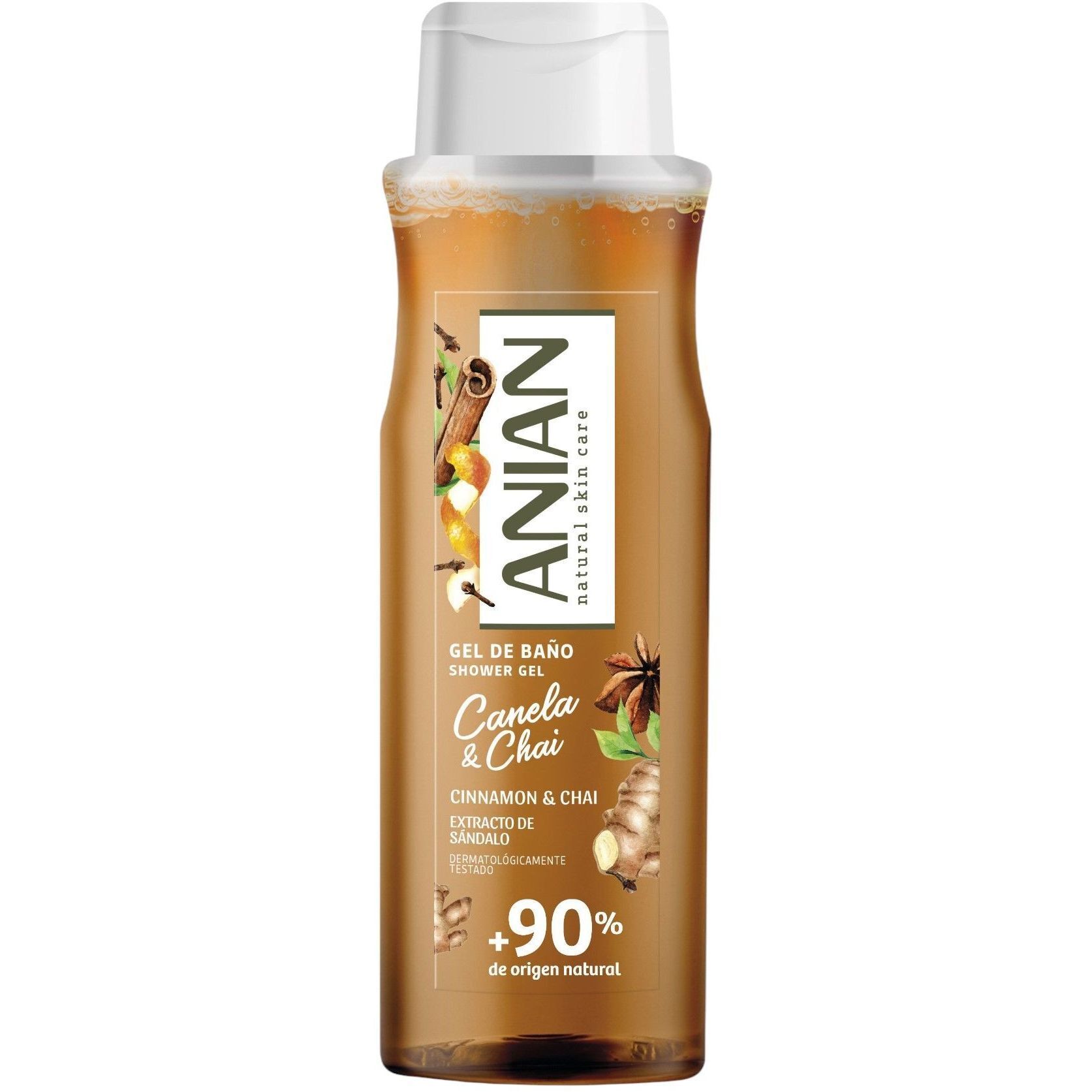 Гель для душа Anian Cinnamon & Chai 750 мл фото1