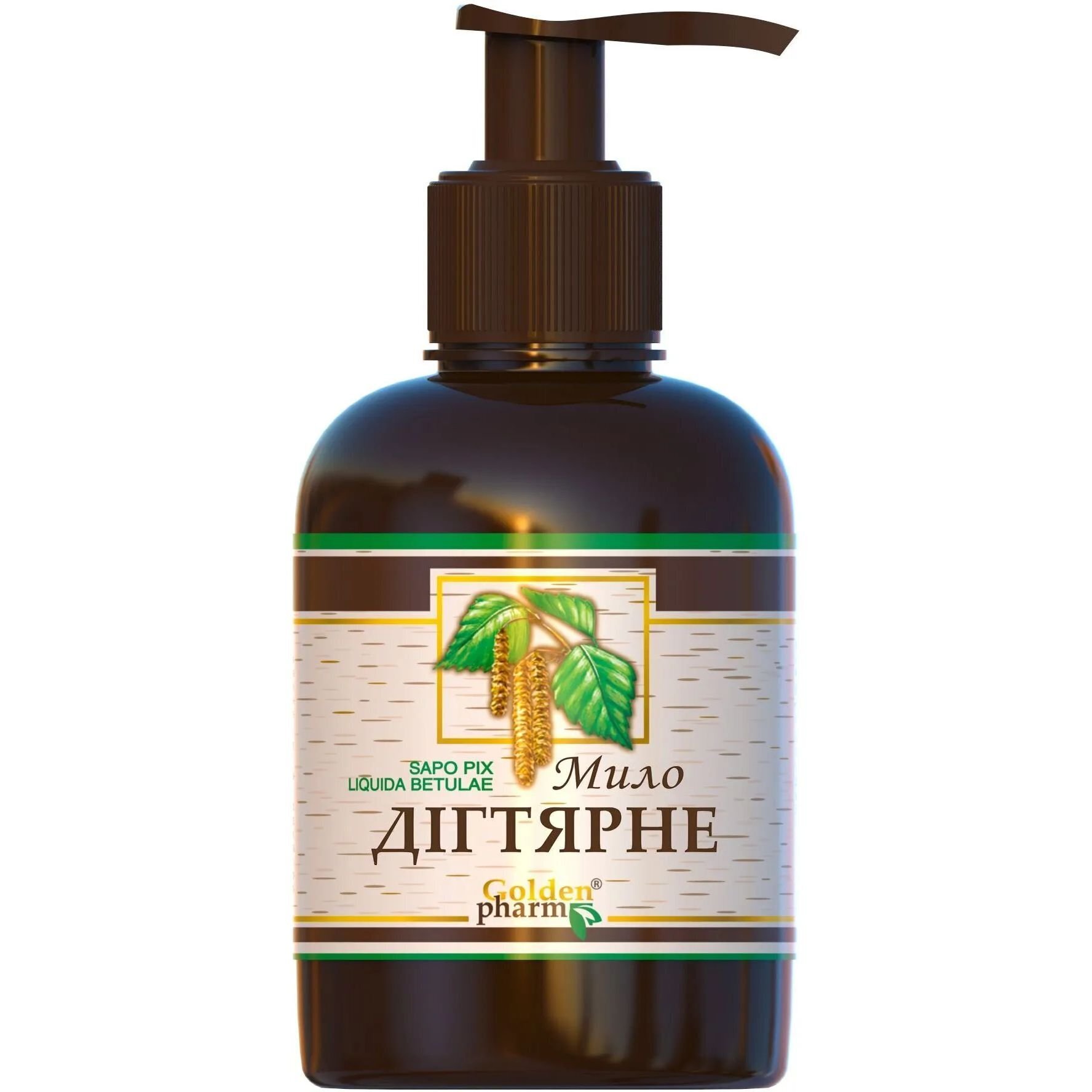 Мыло жидкое дегтярное Golden Pharm 270 мл фото1