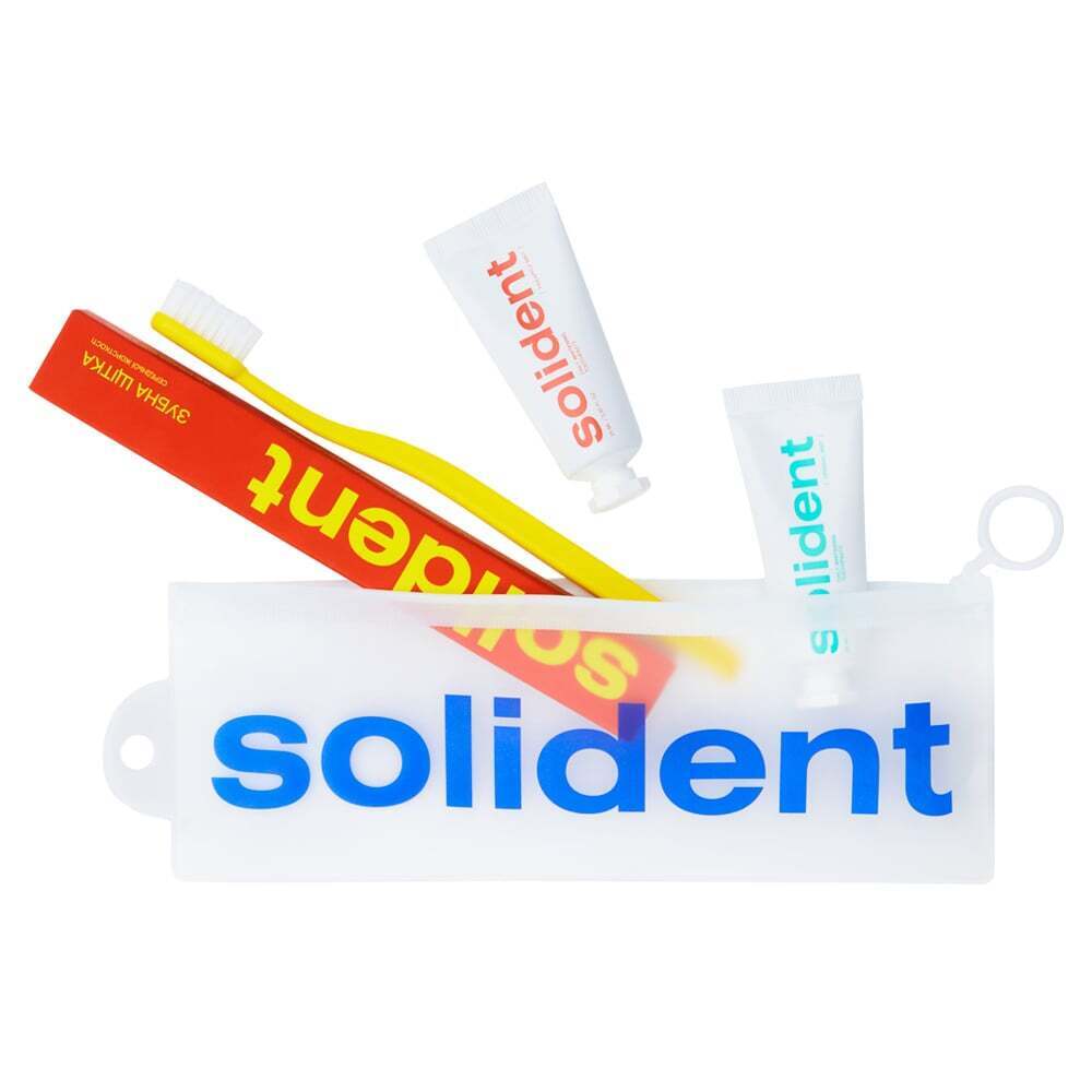 Набір для подорожей Solident travel kit Mint / Pineapple фото1