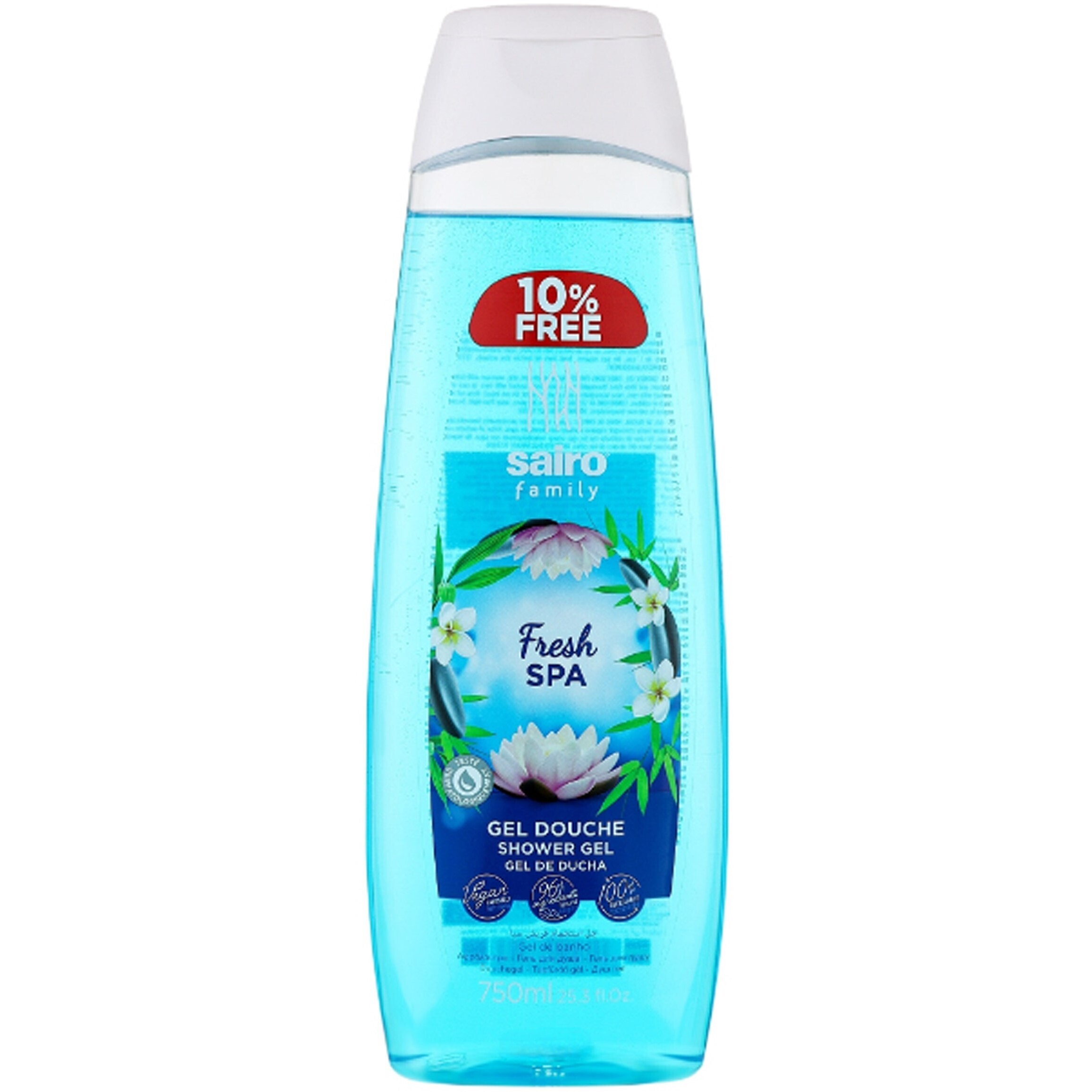 Гель для душа Sairo Fresh Spa 750 мл фото1