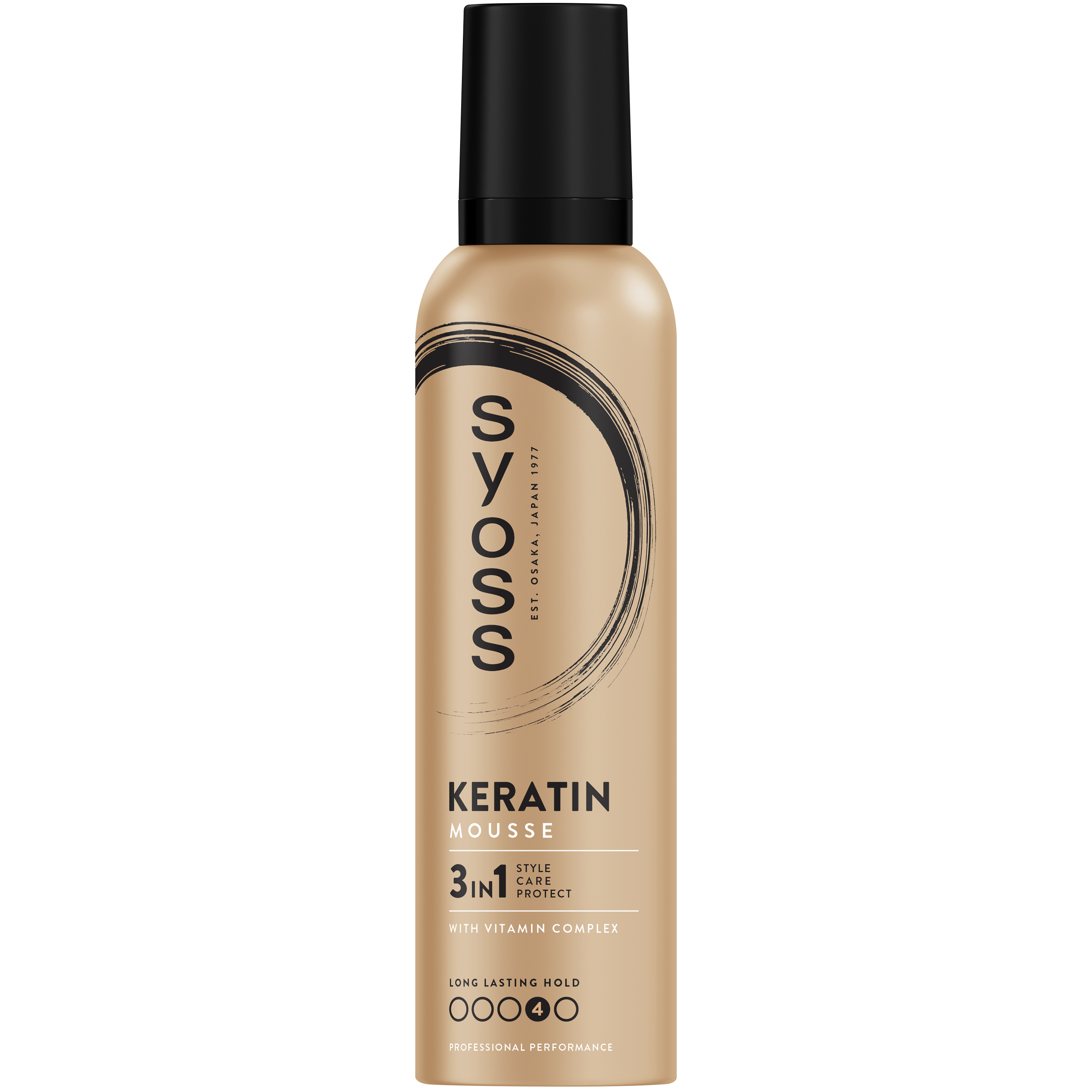 Мусс для укладки волос Syoss Keratin 3 в 1 фиксация 4 250 мл фото1