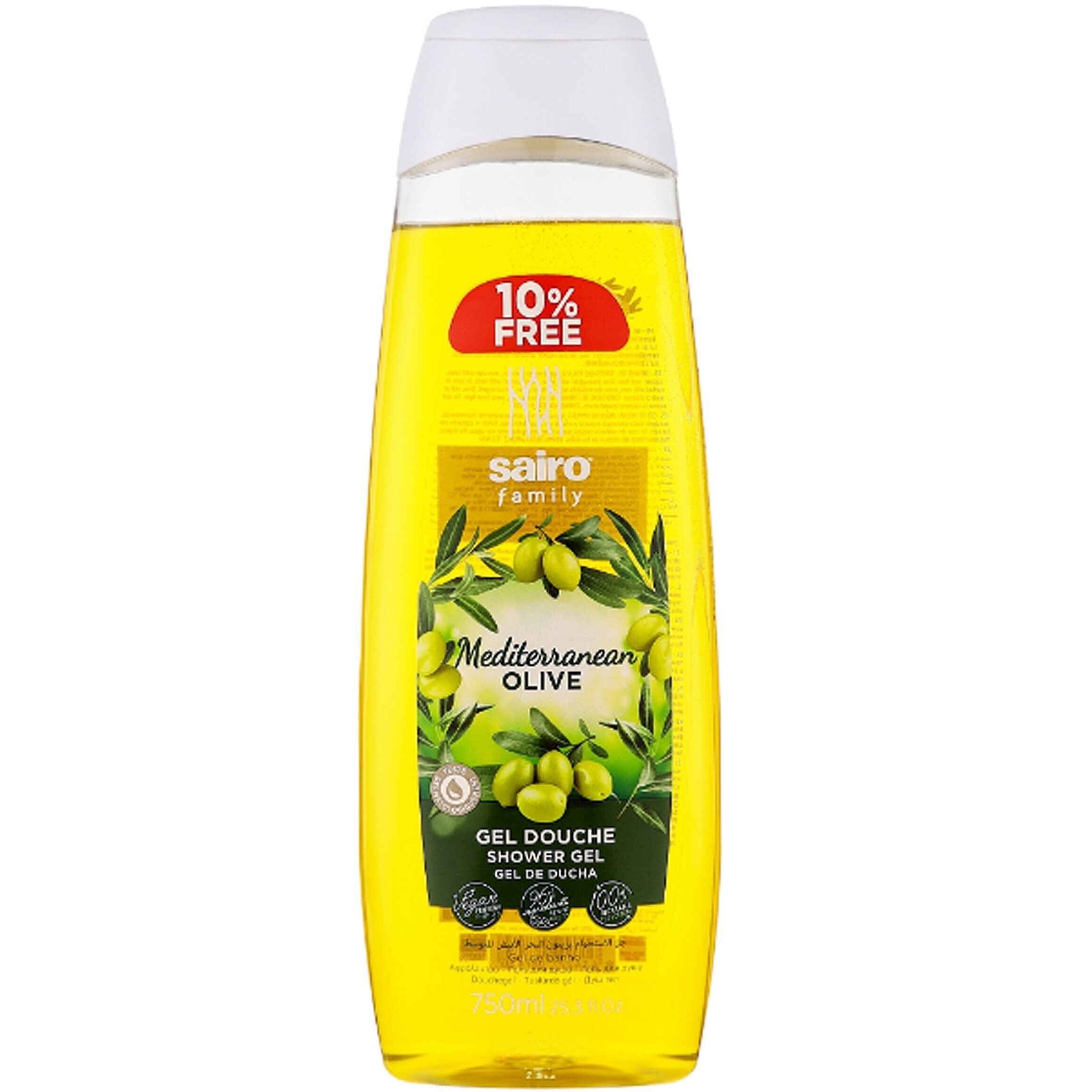 Гель для душа Sairo Mediterranean Olive 750 мл фото1