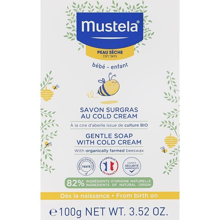 Ніжне мило з кольд-кремом Mustela Gentle Soap with Cold Cream 100 гр фото1