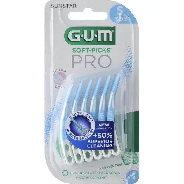 Набір міжзубних щіток GUM SoftPicks Pro розмір S 30 шт фото1