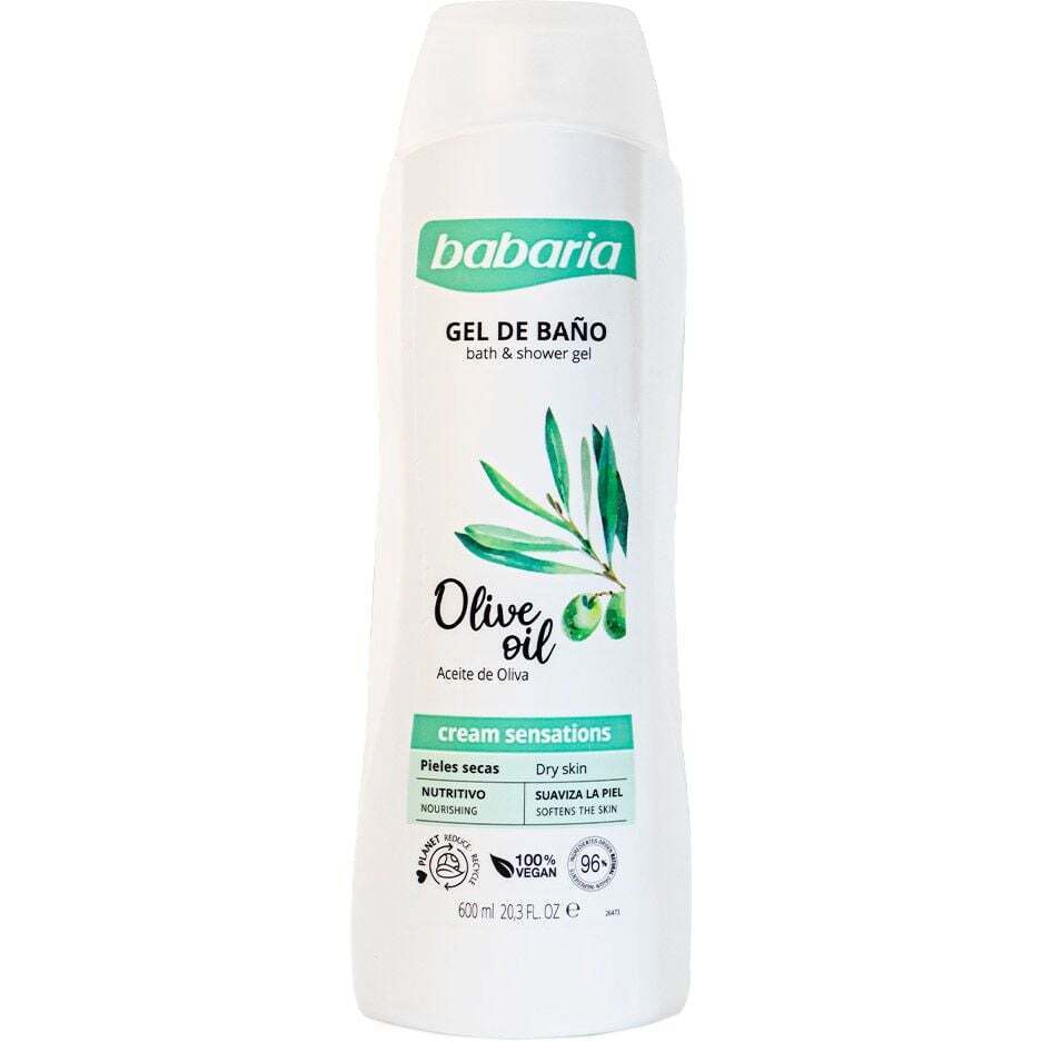 Гель для душу Babaria Bath & Shower Gel Olive Oil 600 мл фото1