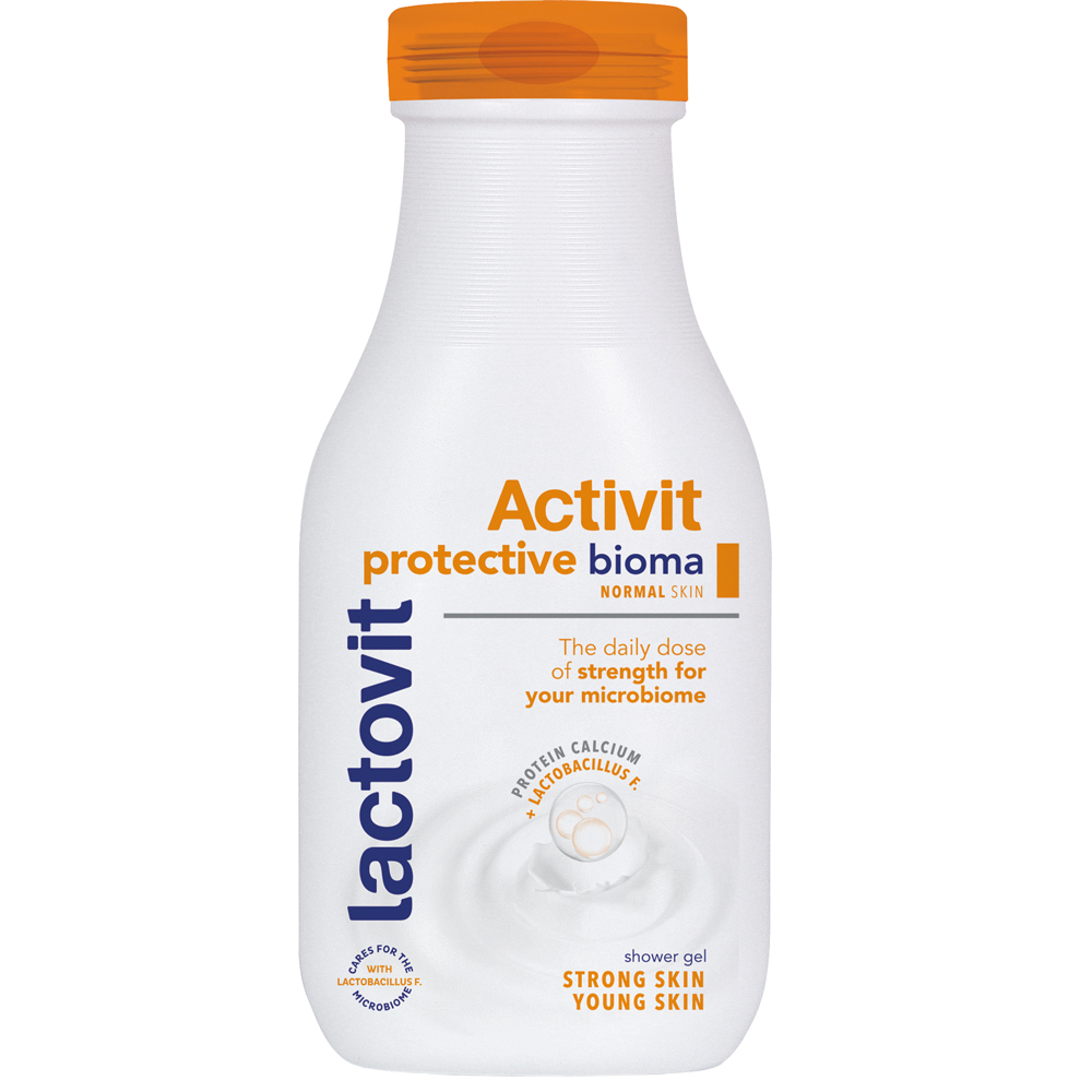 Гель для душу Lactovit Activit з протеїнами 300 мл фото1