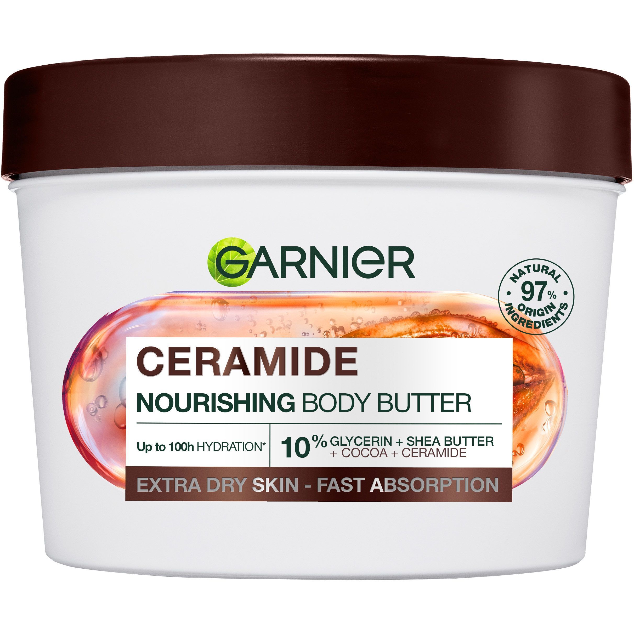 Восстанавливающий крем-баттер Garnier Body Superfood Какао для сухой кожи 380 мл фото1