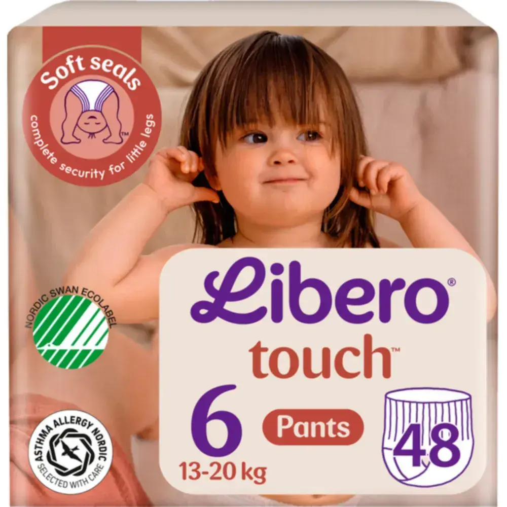 Набір підгузки-трусики Libero Touch Pants 6 (13-20 кг), 48 шт. фото1