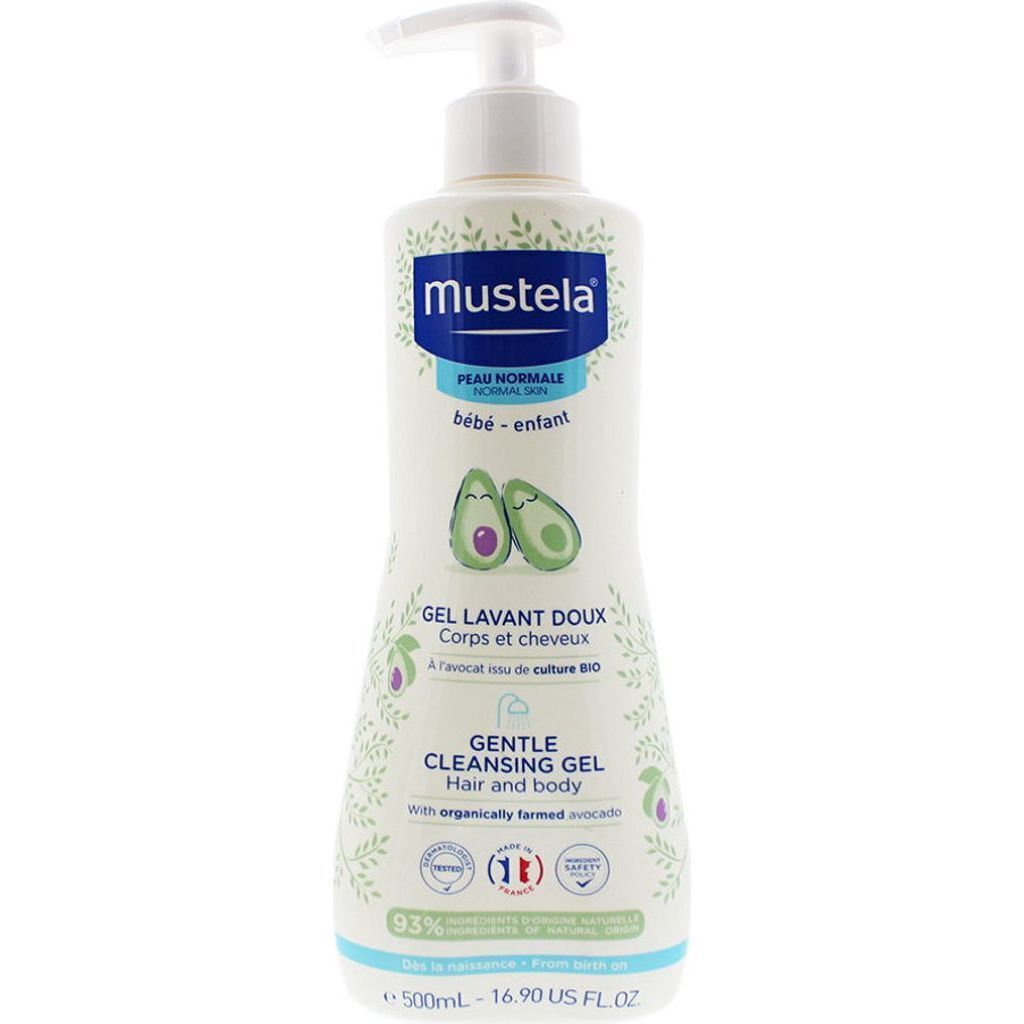 Нежный очищающий гель для головы и тела Mustela Gentle Cleansing Gel 500 мл фото1