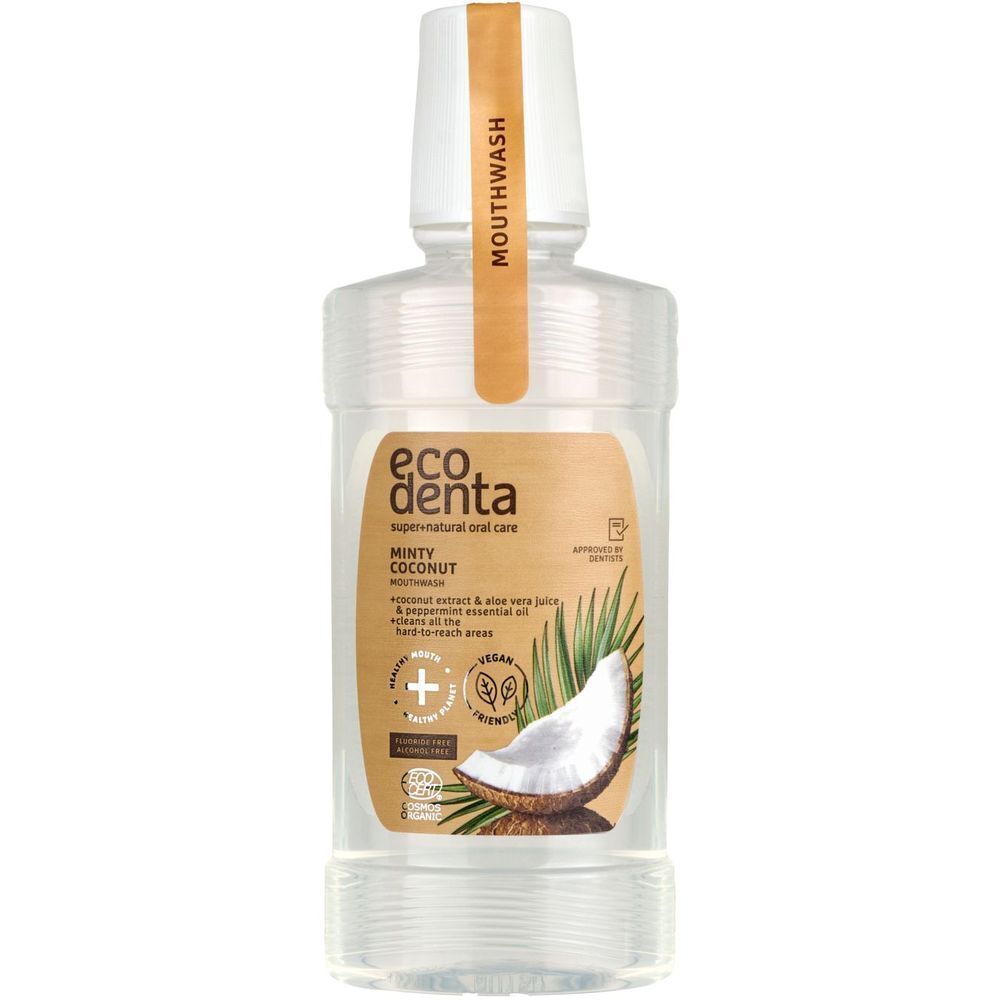 Ополіскувач для ротової порожнини Ecodenta Organic Minty Coconut, 250 мл фото1