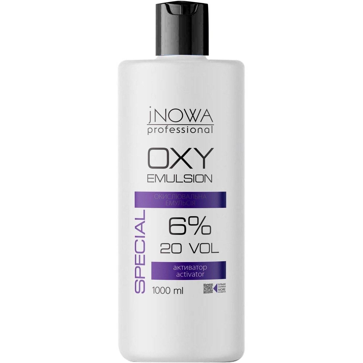 Окислювальна емульсія jNOWA Professional Special OXY 6%, 20 vol, 1000 мл фото1